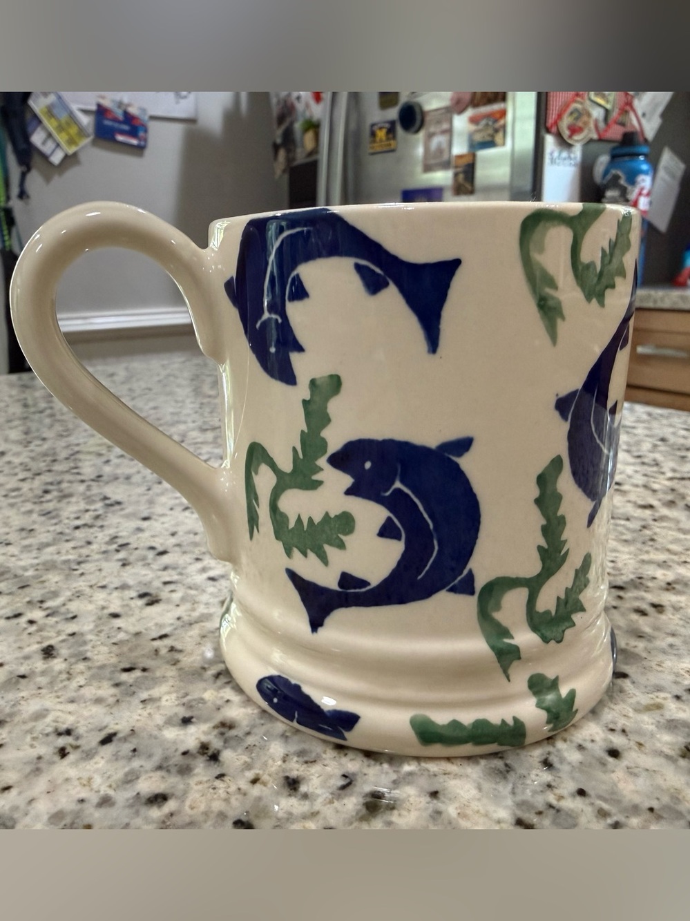 Emma Bridgewater RARE Fish and Weed mug